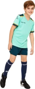 Комплект футбольной формы детский Kelme SEGOVIA мятно-зеленый 8351ZB3158.9328