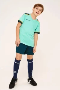 Комплект футбольной формы детский Kelme SEGOVIA мятно-зеленый 8351ZB3158.9328