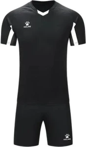Комплект футбольной формы детский Kelme LEON черно-белый 7351ZB3130.9003