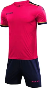 Комплект футбольної форми дитячий Kelme SEGOVIA рожево-темно-синій 8351ZB3158.9914