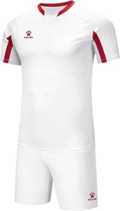 Комплект футбольної форми Kelme LEON біло-червоний 7351ZB1129.9107