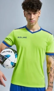 Комплект футбольной формы Kelme SEGOVIA салатово-синий 8351ZB1158.9918