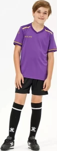 Комплект футбольної форми дитячий Kelme SEGOVIA фіолетово-чорний 8351ZB3158.9510