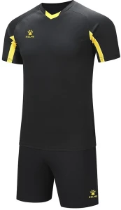 Комплект футбольної форми дитячий Kelme LEON чорно-жовтий 7351ZB3130.9005