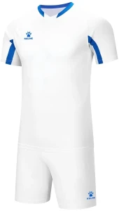 Комплект футбольної форми дитячий Kelme LEON біло-синій 7351ZB3130.9104