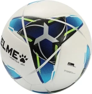 Футбольный мяч Kelme VORTEX 21.1 бело-синий Размер 4 8101QU5003.9113