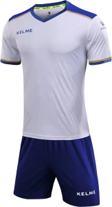 Комплект футбольной формы Kelme SEGOVIA бело-сине-желтый 8351ZB1158.9104