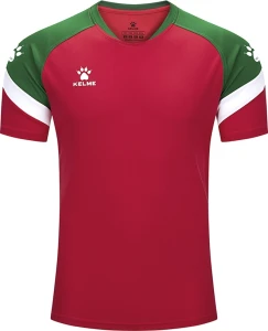 Футболка Kelme BRAVO красно-зеленая 7351TX1092.6013
