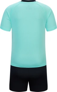 Комплект футбольної форми дитячий Kelme LUGO бірюзово-чорний 8451ZB3245.9405