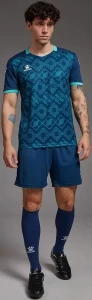 Комплект футбольної форми Kelme ARGO темно-синьо-бірюзовий 8151ZB1006.4021