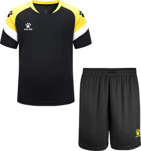 Комплект футбольної форми дитячий Kelme BRAVO чорно-жовтий 7351TX3093.9005_7351ZB3255.9005