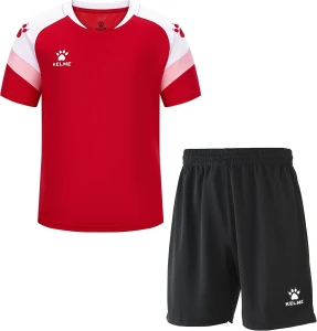 Комплект футбольної форми дитячий Kelme BRAVO червоно-біло-чорний 7351TX3093.9610_8351ZB3143.9000