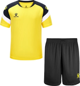 Комплект футбольної форми дитячий Kelme BRAVO жовто-чорний 7351TX3093.9712_7351ZB3255.9005
