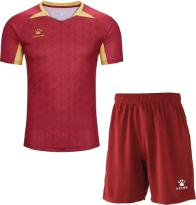 Комплект футбольної форми Kelme VICTORY бордово-золотий 8351ZB1196.9609_8351ZB1143.9691