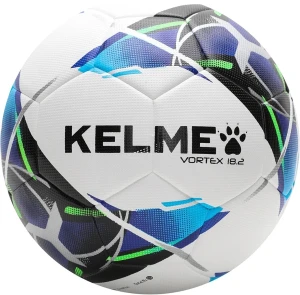 Футбольний м'яч Kelme VORTEX 18.2 біло-синьо-чорний Розмір 5 8101QU5001.9113