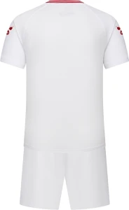 Комплект футбольної форми дитячий Kelme FARO біло-червоний 8451ZB3246.9107