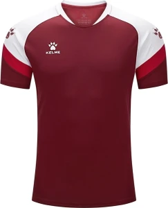 Футболка Kelme BRAVO бордово-біла 7351TX1092.9691