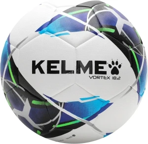 Футбольний м'яч Kelme VORTEX 18.2 біло-синьо-чорний Розмір 4 8101QU5001.9113