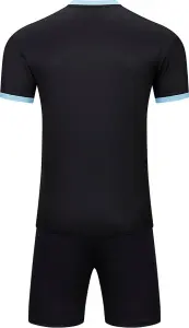 Комплект футбольної форми Kelme BRAGA II чорно-темно-сіро-блакитний 8551ZB11083.9000
