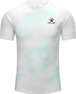 Футболка Kelme DOUBLE біло-бірюзова 7451TX1364.9100