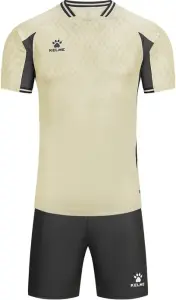 Комплект футбольної форми Kelme бежево-чорний 8551ZB11087.9709