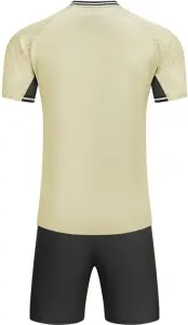 Комплект футбольної форми Kelme бежево-чорний 8551ZB11087.9709