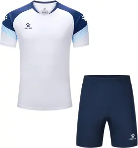 Комплект футбольної форми Kelme BRAVO біло-темно-синій 7351TX1092.9112_7351ZB1255.9416