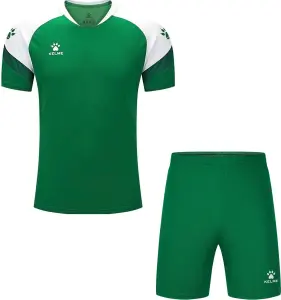 Комплект футбольної форми Kelme BRAVO зелено-білий 7351TX1092.9311_7351ZB1255.9311