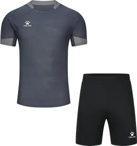 Комплект футбольної форми Kelme GETAFE темно-сіро-чорний 8551ZB11078.9201_7351ZB1255.9000