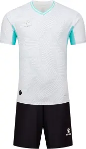 Комплект футбольної форми Kelme AVILA біло-бірюзово-чорний 8451ZB1248.9100