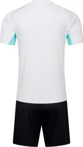 Комплект футбольної форми Kelme AVILA біло-бірюзово-чорний 8451ZB1248.9100