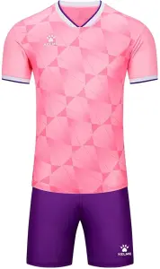 Комплект футбольної форми Kelme OVIEDO II світло-рожево-фіолетовий 8551ZB11082.9636