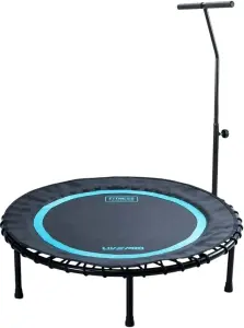 Батут із ручкою LivePro TRAMPOLINE WITH HANDLE чорно-блакитний LP8250B