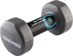 Гантель LivePro STUDIO DUMBBELL сіра (4,0 кг) LP8076-4