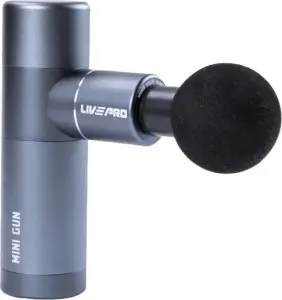 Перкусійний масажер LivePro MINI MASSAGE GUN сірий LP8513