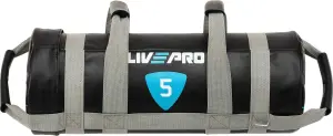 Мішок для кросфіту LivePro POWER BAG 5 кг чорно-сірий LP8120-5