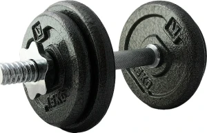 Гантель набірна LiveUp DUMBELL SET чорна (10,0 кг) LS2311-10