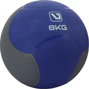М'яч медичний (медбол) LiveUp MEDICINE BALL темно-синьо-сірий 8 кг LS3006F-8