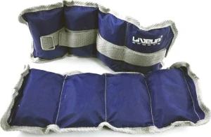 Обважнювачі для щиколотки/зап'ястя LiveUp WRIST/ANKLE WEIGHT сині (2 х 1.0 кг) LS3011-1