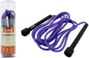 Скакалка LiveUp PVC JUMP ROPE фиолетово-черная LS3115-p