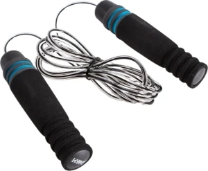 Скакалка швидкісна обтяжена LiveUp JUMP ROPE чорна LS3137
