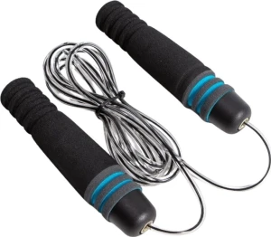 Скакалка швидкісна обтяжена LiveUp JUMP ROPE чорна LS3137