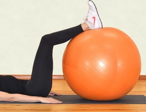 Фітбол LiveUp GYM BALL помаранчевий LS3221-55o