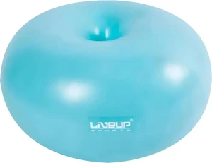 Фітбол-пончик LiveUp DONUT BALL блакитний LS3567-b