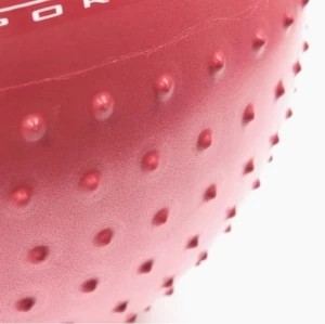 Фітбол масажний LiveUp HALF MASSAGE BALL червоний LS3569