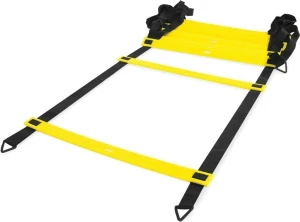 Координаційна драбина LiveUp AGILITY LADDER 16 сходинок, 8 метрів жовта LS3671-8