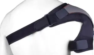 Фіксатор плеча LiveUp SHOULDER SUPPORT чорно-сірий LS5765