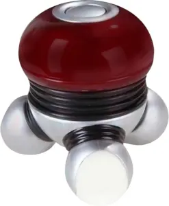 Электронный массажер LiveUp ELECTRONIC MASSAGER серебряно-черно-бордовый LS5050