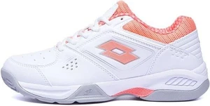 Кросівки тенісні жіночі Lotto T-TOUR 600 XI помаранчево-білі T6424