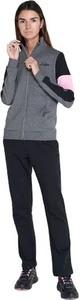 Спортивный костюм женский Lotto SUIT SABRA W III MEL FL серо-черный 214705/1PC